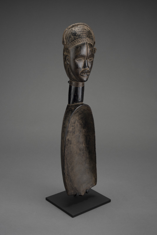 Anthropomorphic Rice Ladle with Janus Head Handle (wunkirmian or wa ke mia)