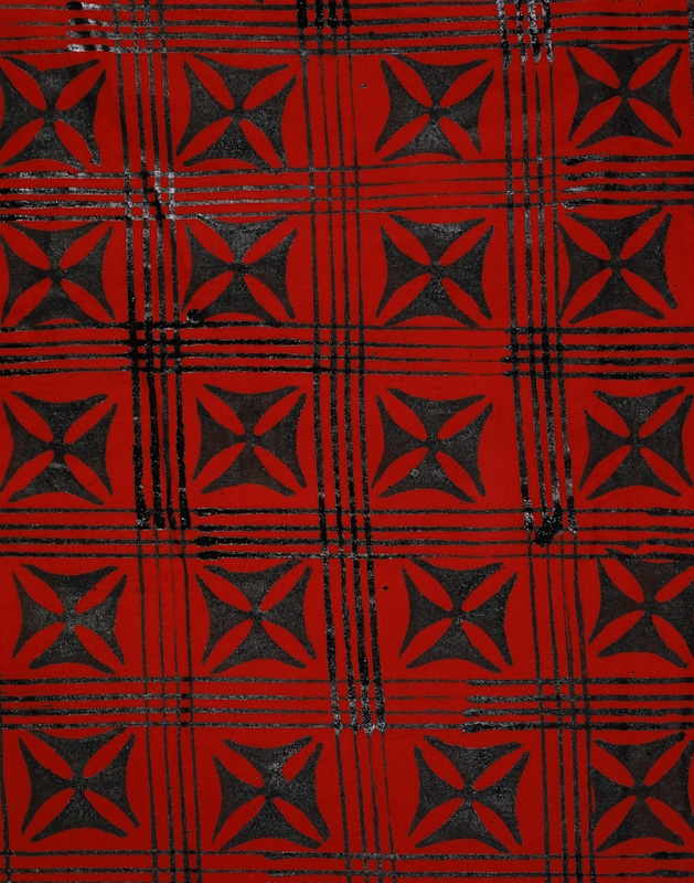 Mourning Body Wrapper Textile (adinkra kobene)